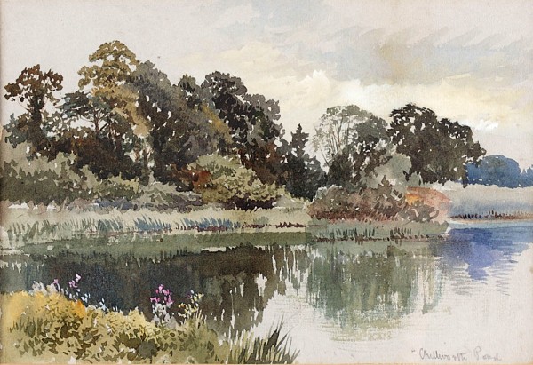 Chilworth Pond by James Duffield Harding
